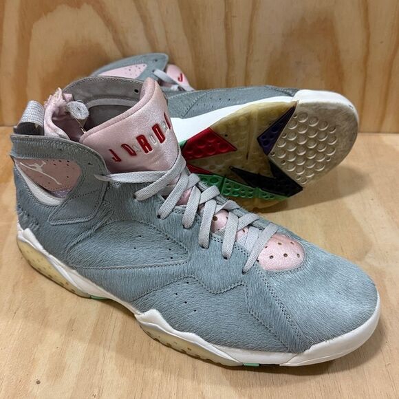 Mens Air Jordan 7 Retro SE Hare Shoes. CT8528 002 Neutral Gray Summit White 13 main image 9